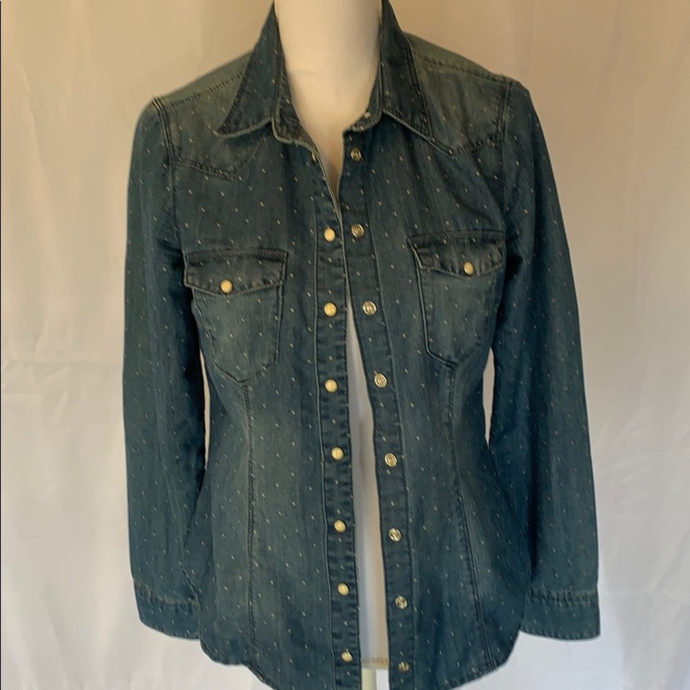 H&M denim button down
